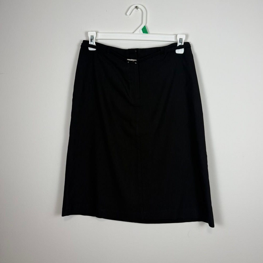 VTG Dalmys Black Pencil Skirt Knee Length Professional Office Wear Size 3 CANADA